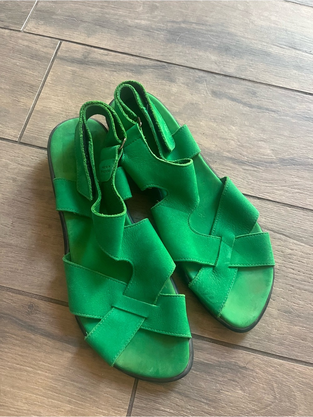 Arche Made in France green sandals 40 or 9